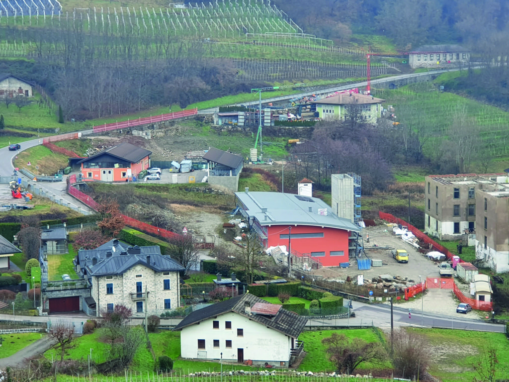 La nuova caserma dei vigili del fuoco volontari di Strigno