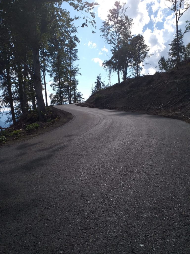Pavimentazione strada del Lefre