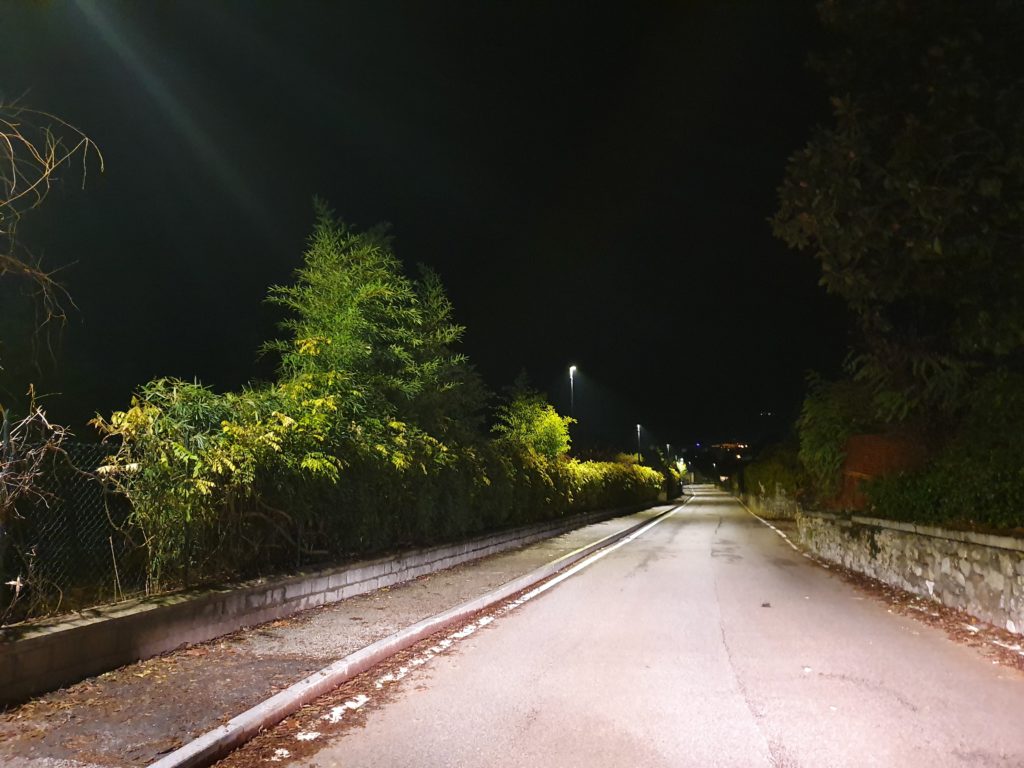 Illuminazione pubblica in via Renato Tomaselli